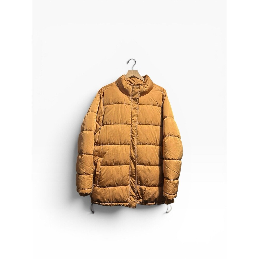 Plus Size Puffer Jacket Women 2X Yellow 90s Alpine Ski Trip Gorpcore Bubble Coat